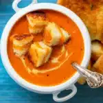Best Tomato Soup Recipe with Roasted Tomatoes and Basil