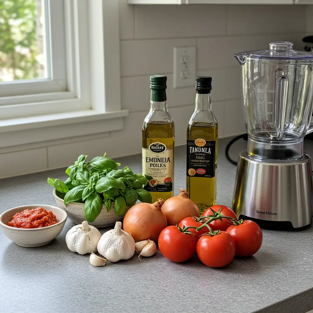Best Tomato Soup Recipe Ingredients Display