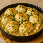 Bisquick Chicken and Dumplings Recipe comfort food dinner