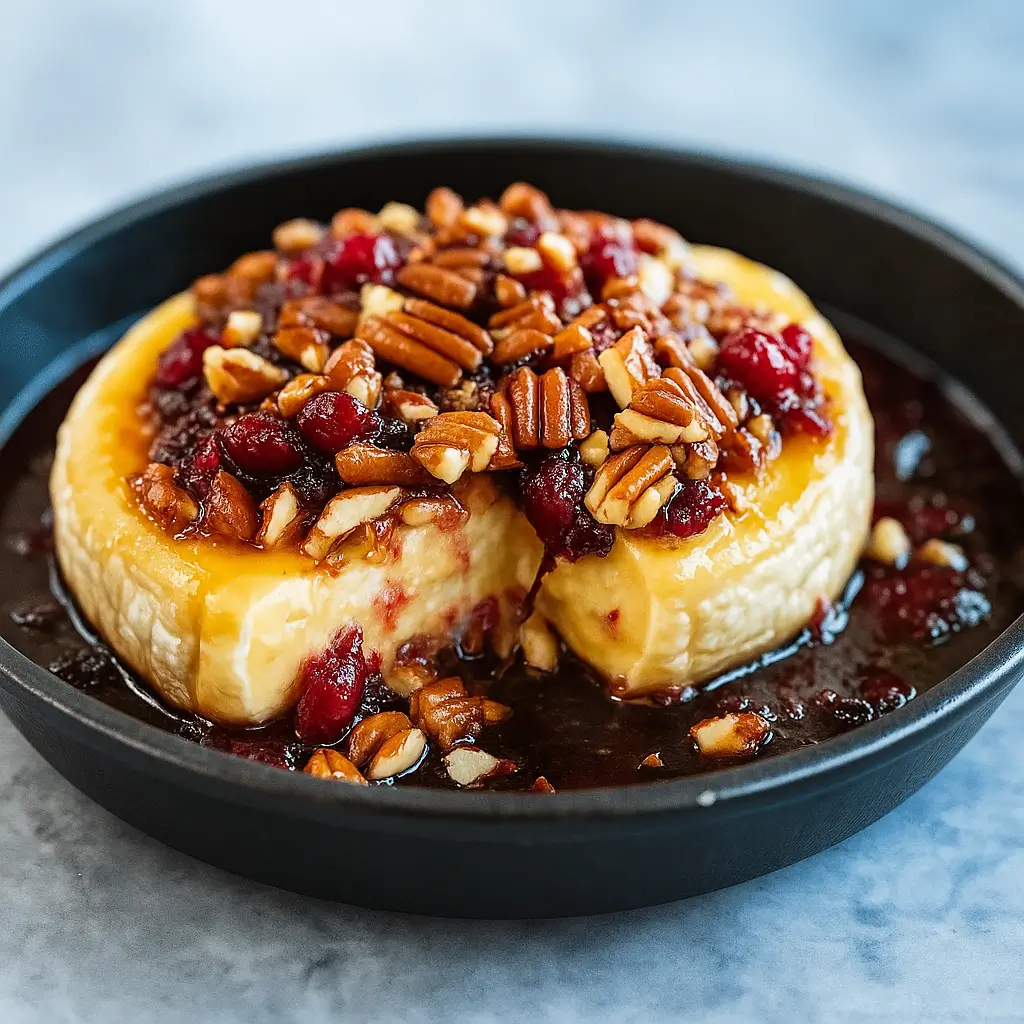 Cranberry Pecan Baked Brie appetizer