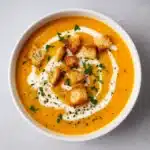 Gordon Ramsay Butternut Squash Soup Recipe served in rustic bowl
