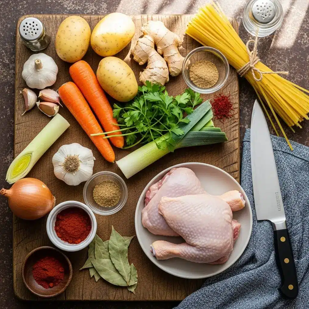 healing-spanish-chicken-soup-ingredients