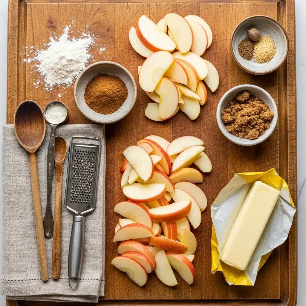 Ingredients for Homemade Cinnamon Apples