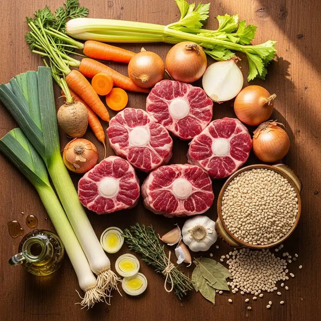 Ingredients for Ina Garten Beef and Barley Soup