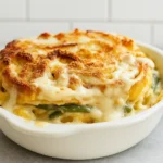 Ina Garten Green Bean Casserole with crispy onion topping