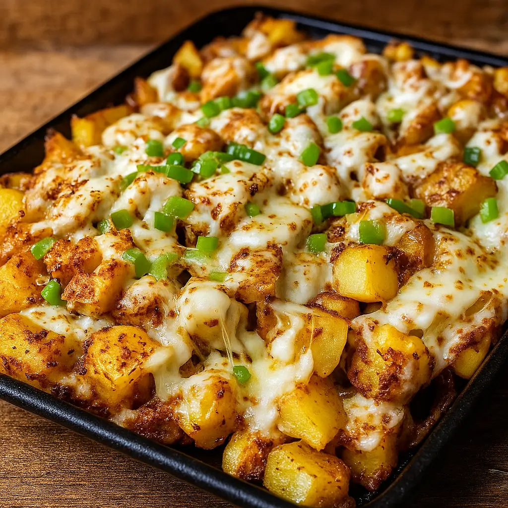 Mississippi Chicken &amp; Potatoes skillet dinner