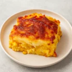 Paula Deen Corn Casserole Recipe baked with cheese