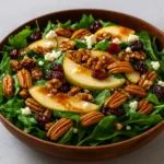 pear and candied pecan salad with balsamic vinaigrette