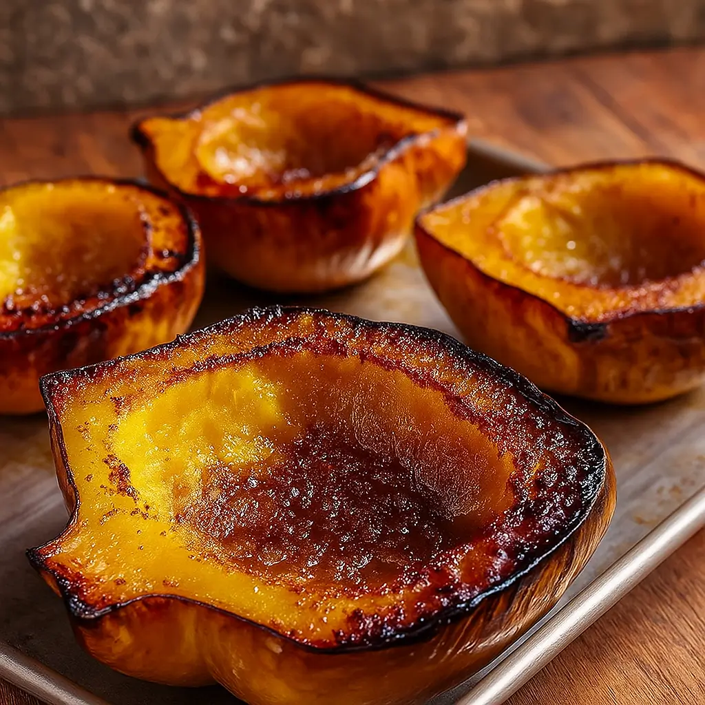 roasted acorn squash with brown sugar magic