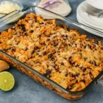 sweet potato black bean casserole baked dish