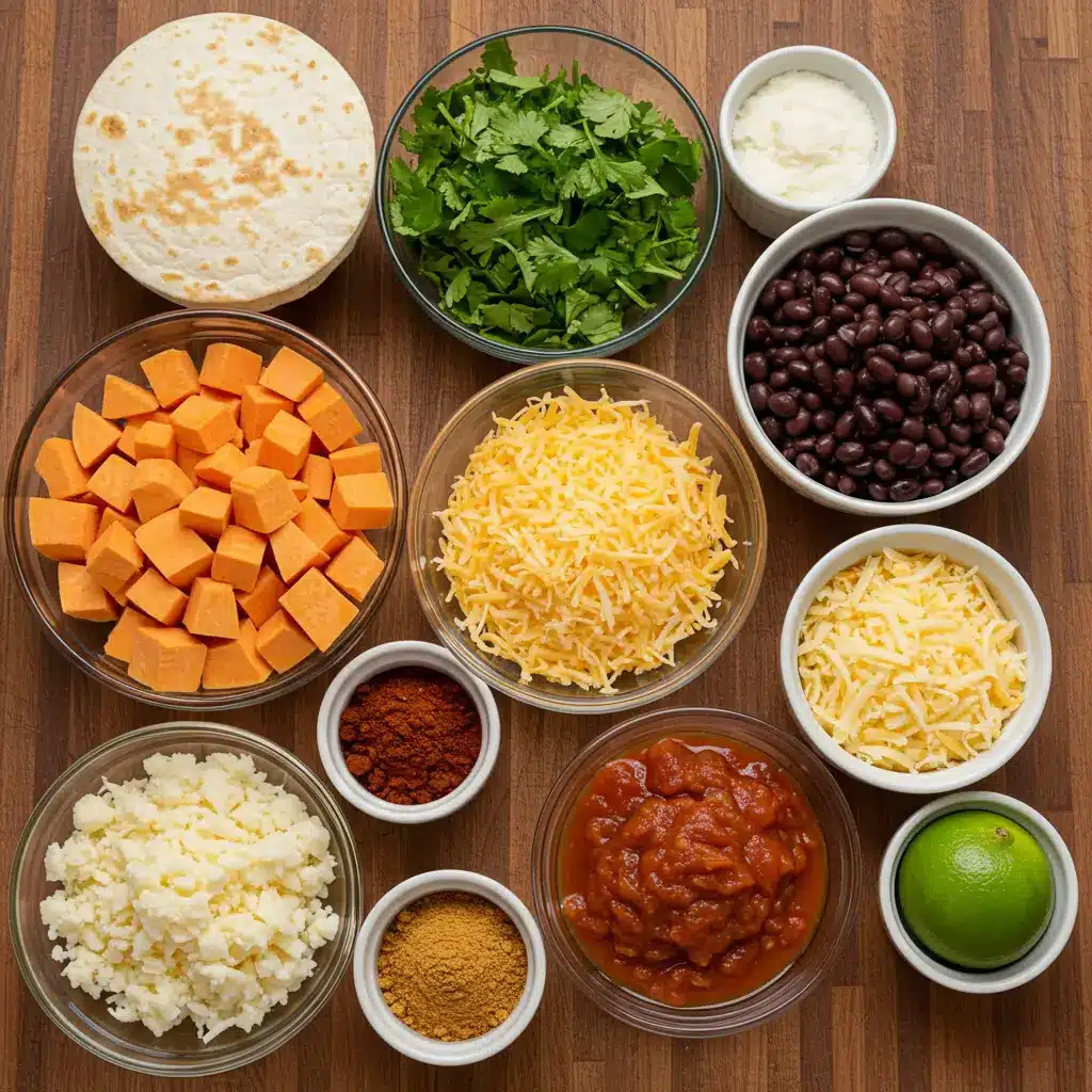 sweet potato black bean casserole ingredients