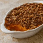 Sweet Potato Casserole with Pecan Streusel