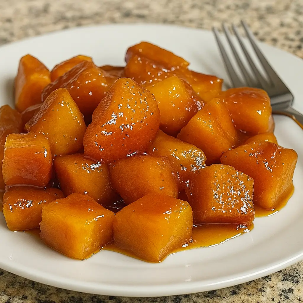 Caramelized Butternut Squash with Brown Sugar