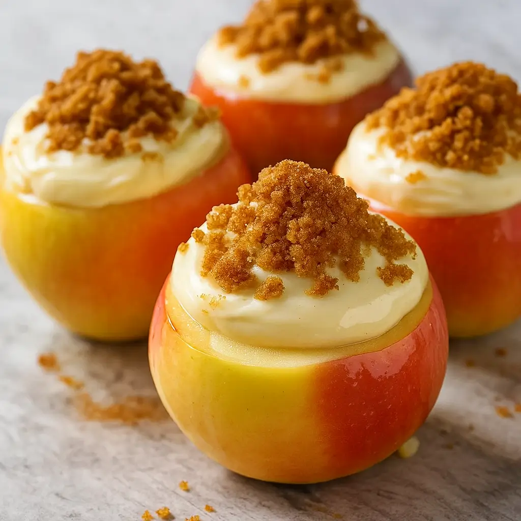 Cheesecake Stuffed Baked Apples – Simple, Sweet &amp; Irresistible