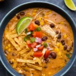 Crock Pot Chicken Fajita Soup