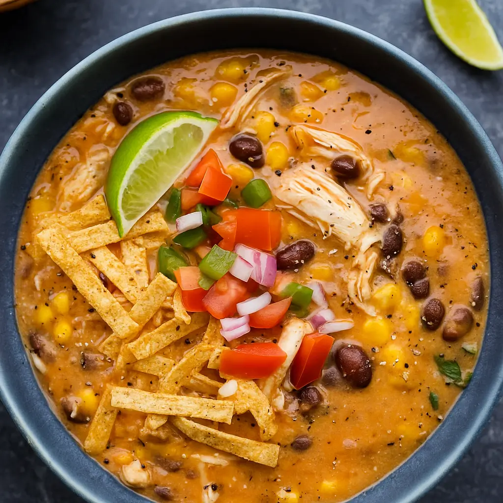 Crock Pot Chicken Fajita Soup