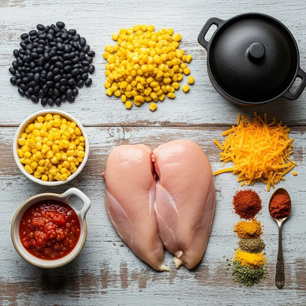 Crock Pot Chicken Fajita Soup Ingredients