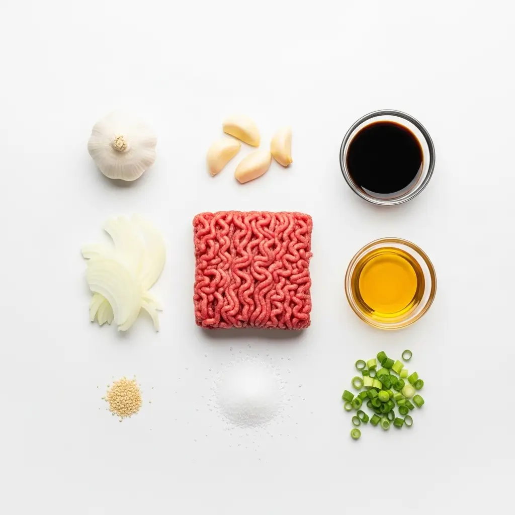 Ingredients for Egg Roll in a Bowl recipe