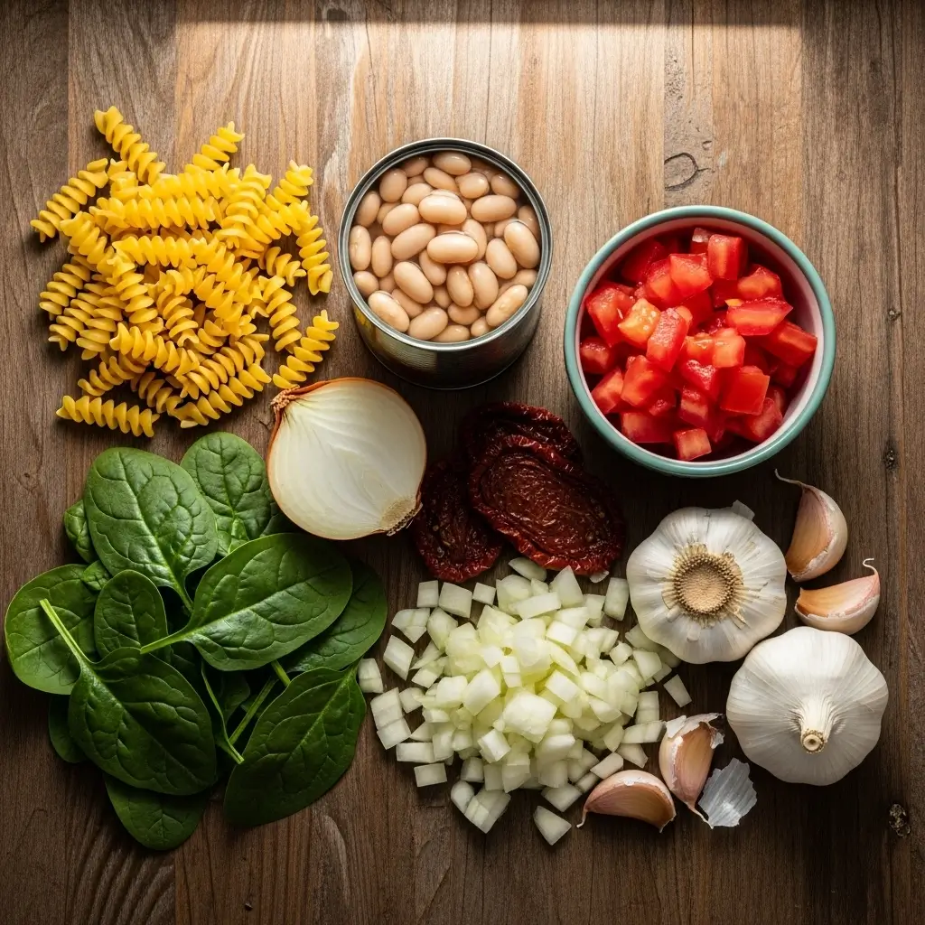Ingredients for Hearty Italian White Bean Soup