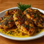 Lemon Butter Chicken in Skillet