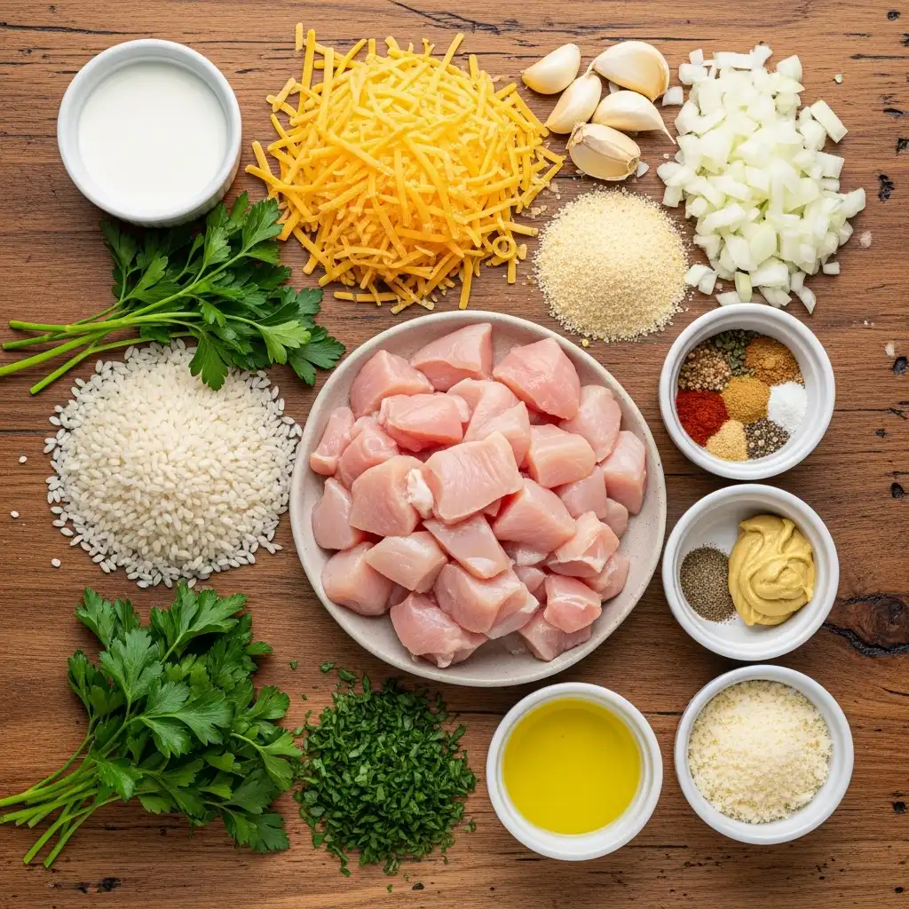 savory-baked-herb-chicken-casserole-ingredients