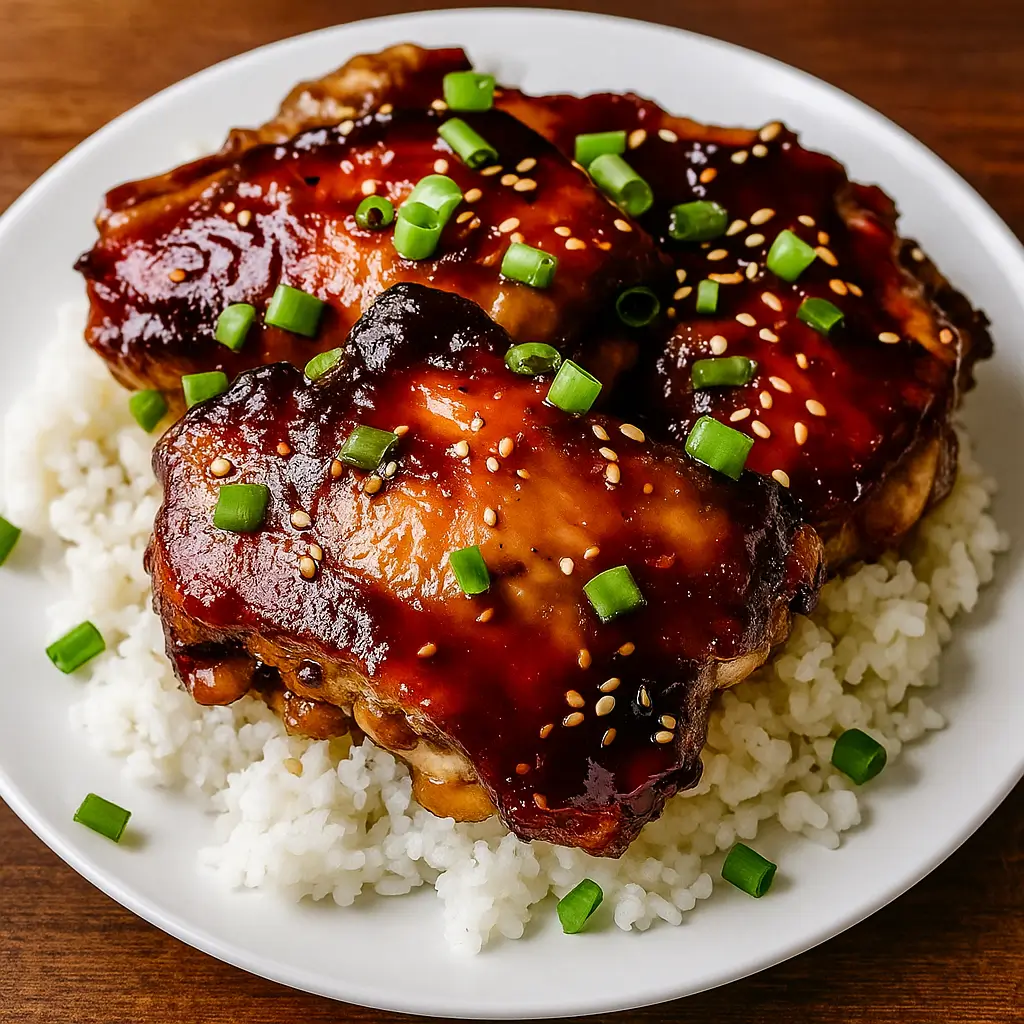 Slow Cooker Honey Garlic Chicken in Slow Cooker