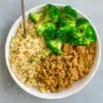 Sweet & Spicy Ground Turkey & Broccoli Bowls