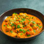 Thai Coconut Curry Chicken served with rice