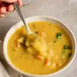 Vegan Chickpea Vegetable Chowder in a Bowl