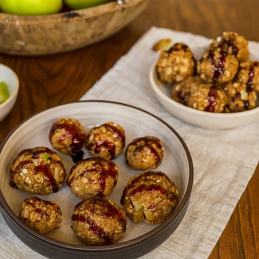 15-Minute No-Bake Apple Protein Balls – Sweet, Easy &amp; Protein-Packed