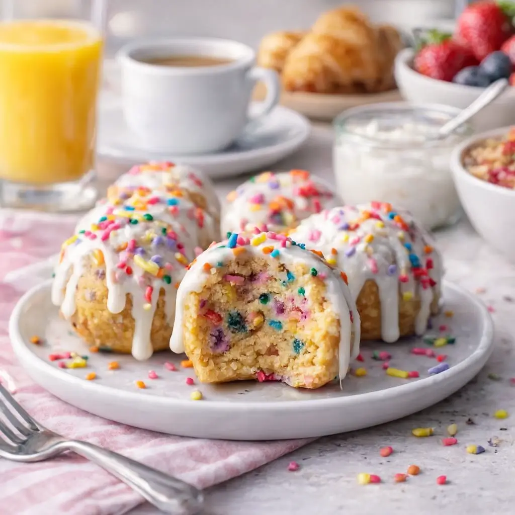 Birthday Cake Protein Balls – Sweet, Healthy &amp; Protein-Packed Snack