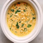 Cozy Crockpot Chicken Gnocchi Soup in a Bowl