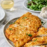 Crispy Garlic Butter Chicken in pan