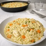 Easy Creamy Chicken Pot Pie in casserole