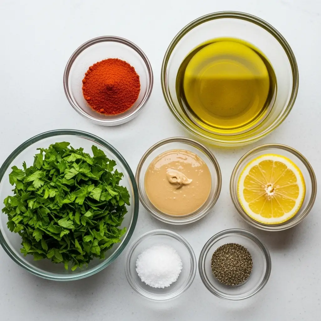 ingredients for healthy chicken and sweet potato rice bowl