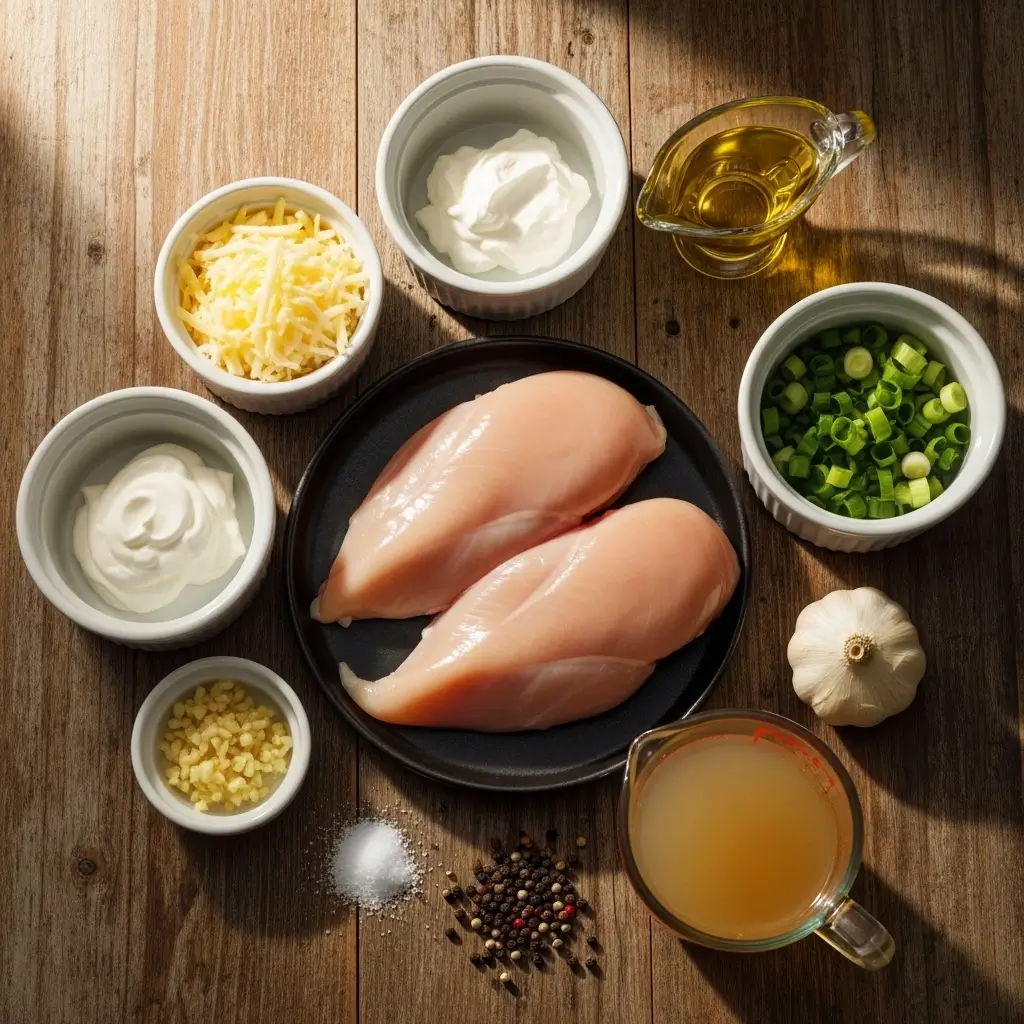 Ingredients for Texas Roadhouse Smothered Chicken