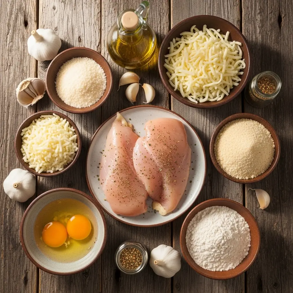 Ingredients for Longhorn Steakhouse Parmesan Chicken