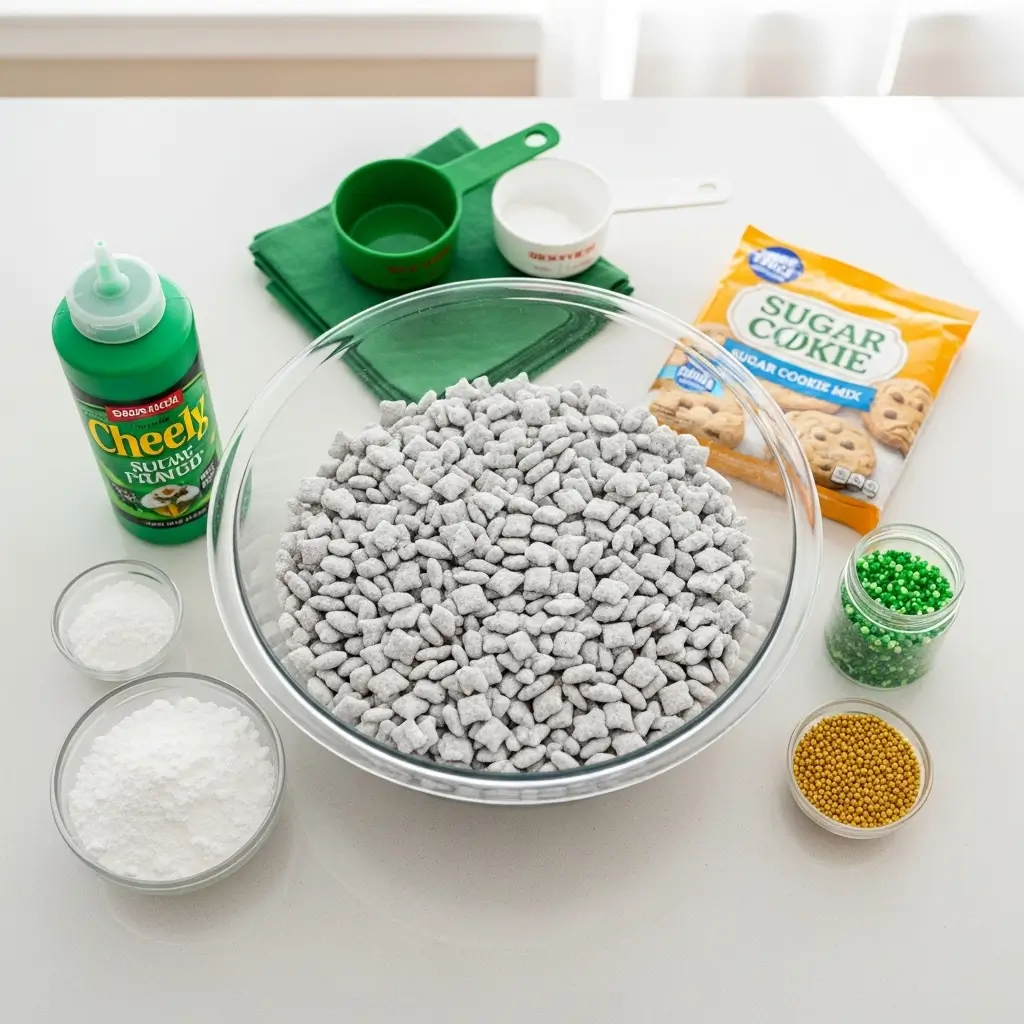 Ingredients for Crazy Yummy Saint Patrick’s Day Puppy Chow