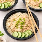 Spicy Tuna Bowls with Cauliflower Rice Meal Prep