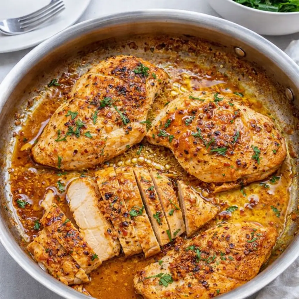 Best Garlic Butter Chicken skillet dinner