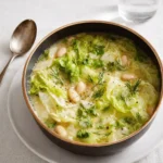 Best Garlicky Cabbage Soup with Garlic and Beans