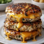Cheddar Ranch Chicken Burger with Bacon and Ranch