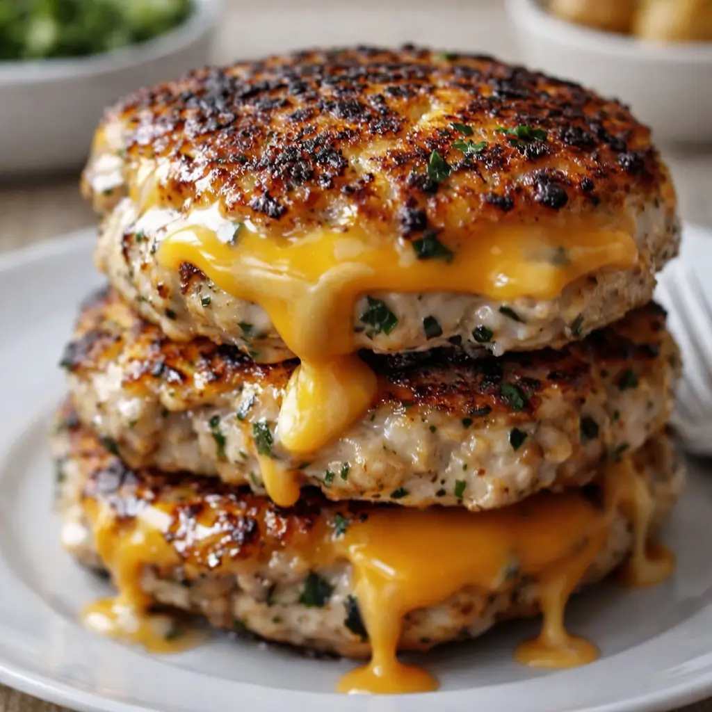 Cheddar Ranch Chicken Burger with Bacon and Ranch