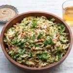 Chicken Cashew Crunch Salad with sesame-teriyaki dressing