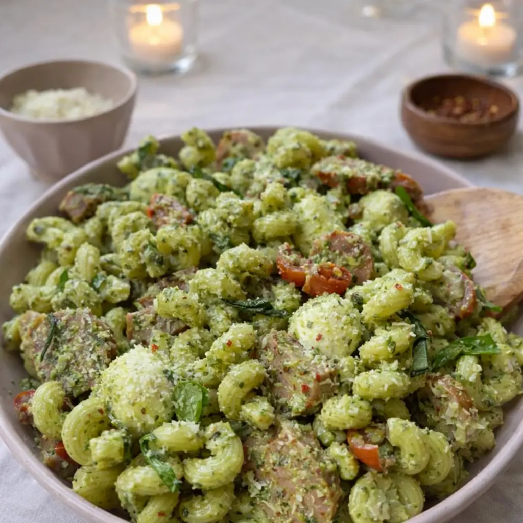 Chicken Sausage Pesto Pasta