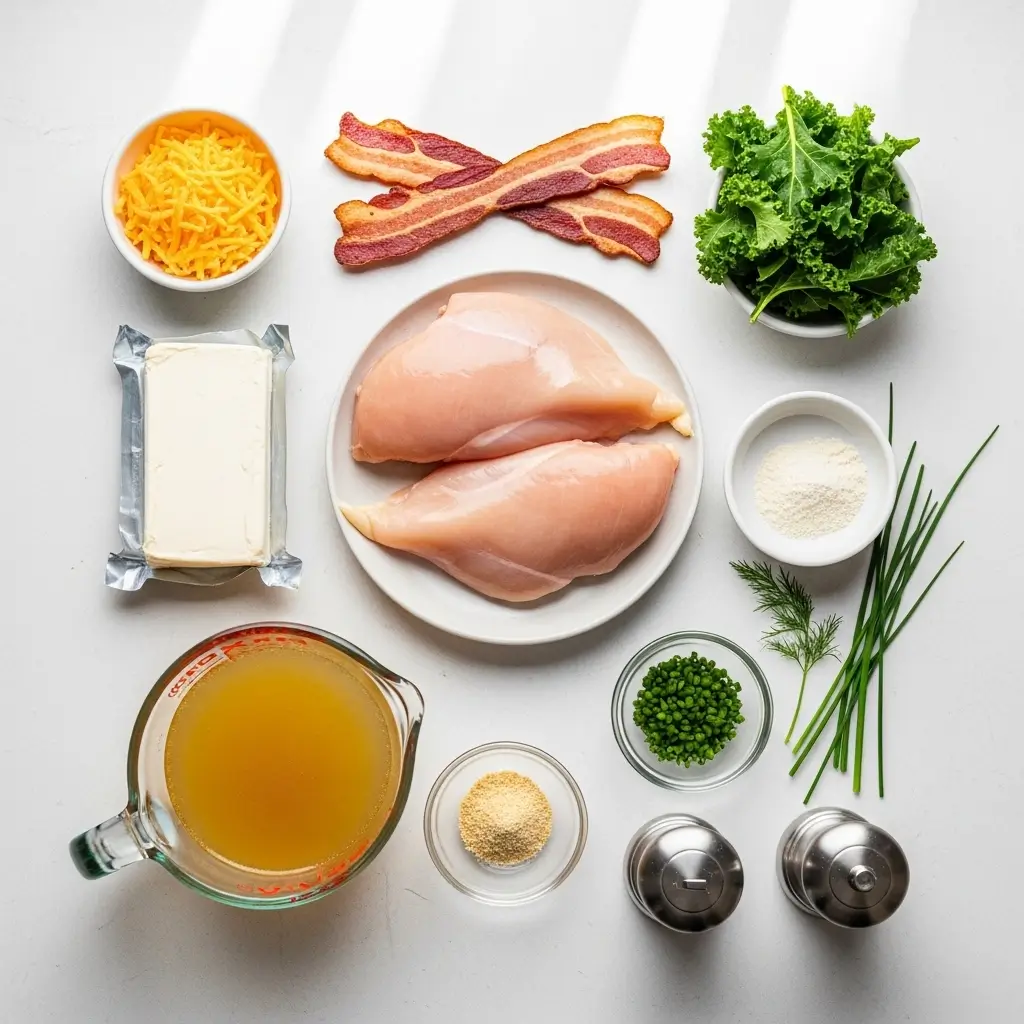 Ingredients for Slow Cooker Crack Chicken Soup