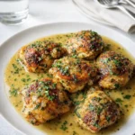 Creamy Brown Sugar Dijon Chicken Thighs