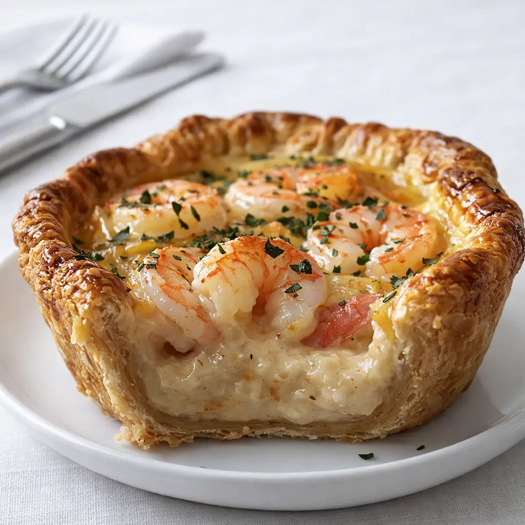Florida Shrimp Pie creamy seafood pie