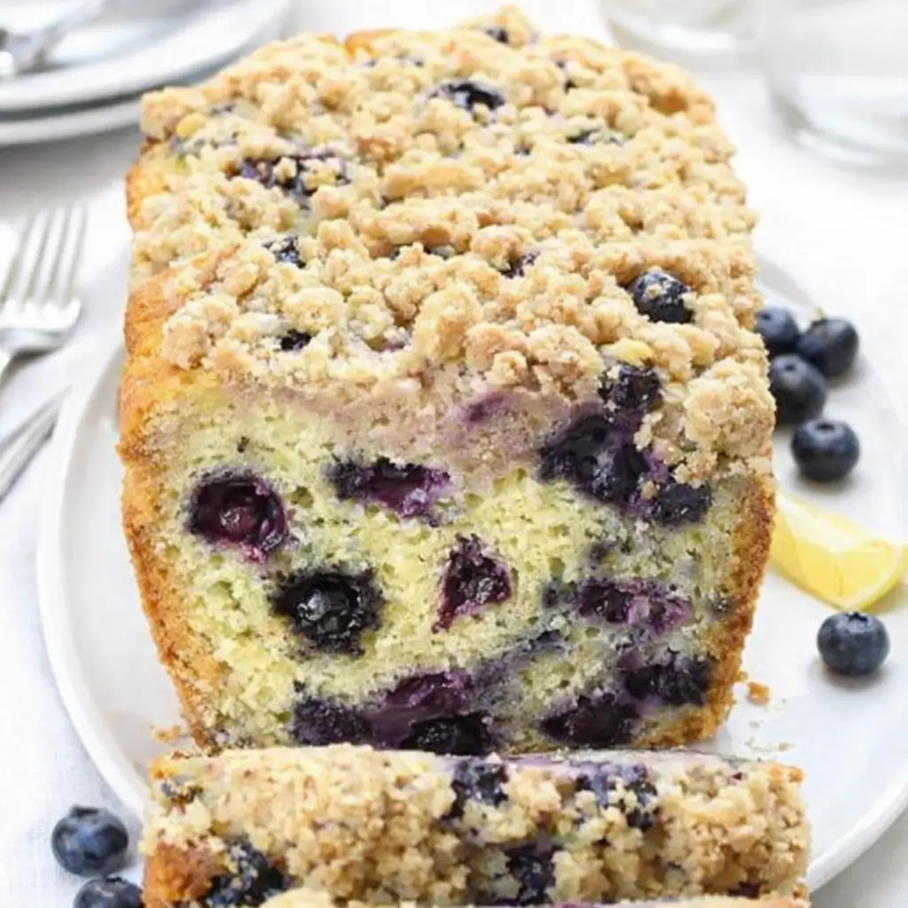 Lemon Blueberry Bread – Bright, Moist, and Bursting with Flavor