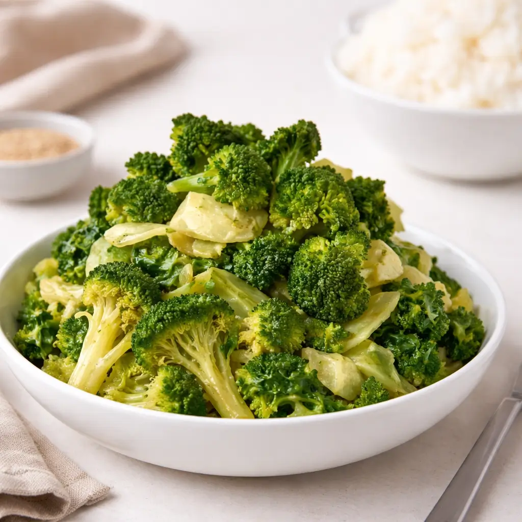 Panda Express Super Greens copycat recipe in bowl